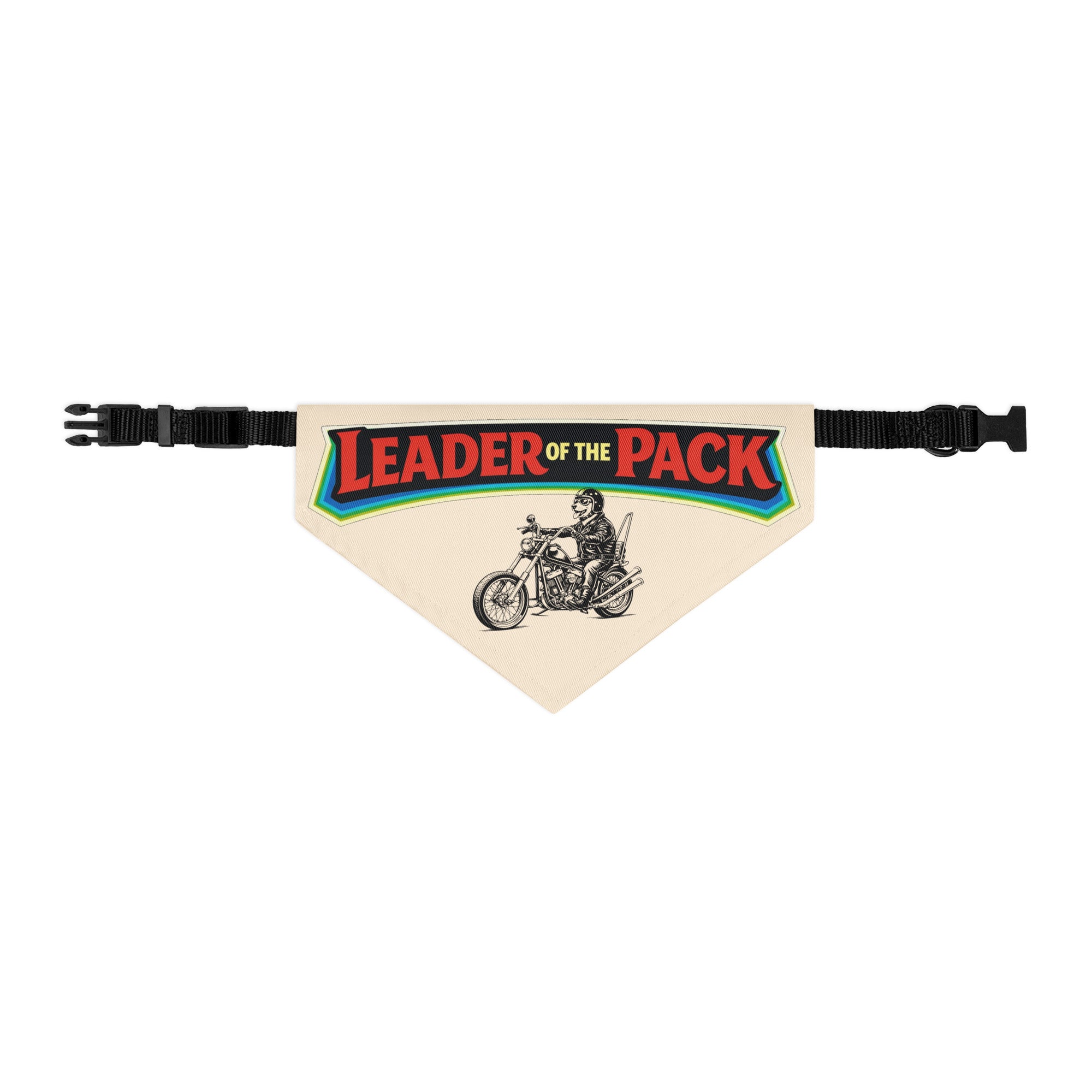 "Leader of the Pack" Dog Bandana Collar - M