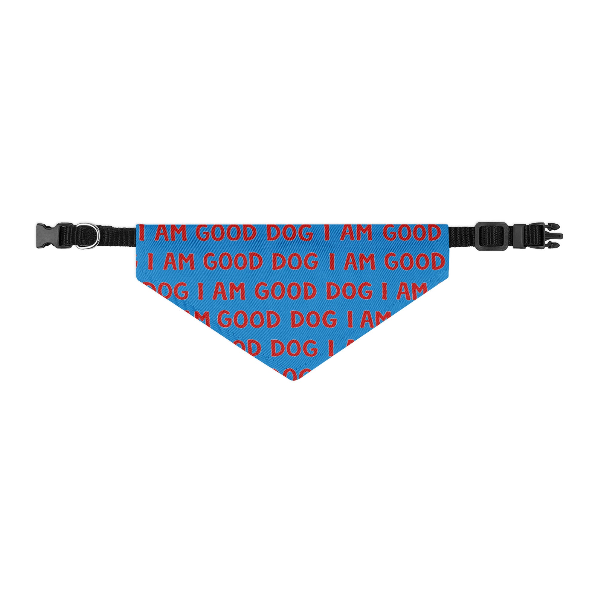 Dog Bandana Collar Good Dog I Am - S
